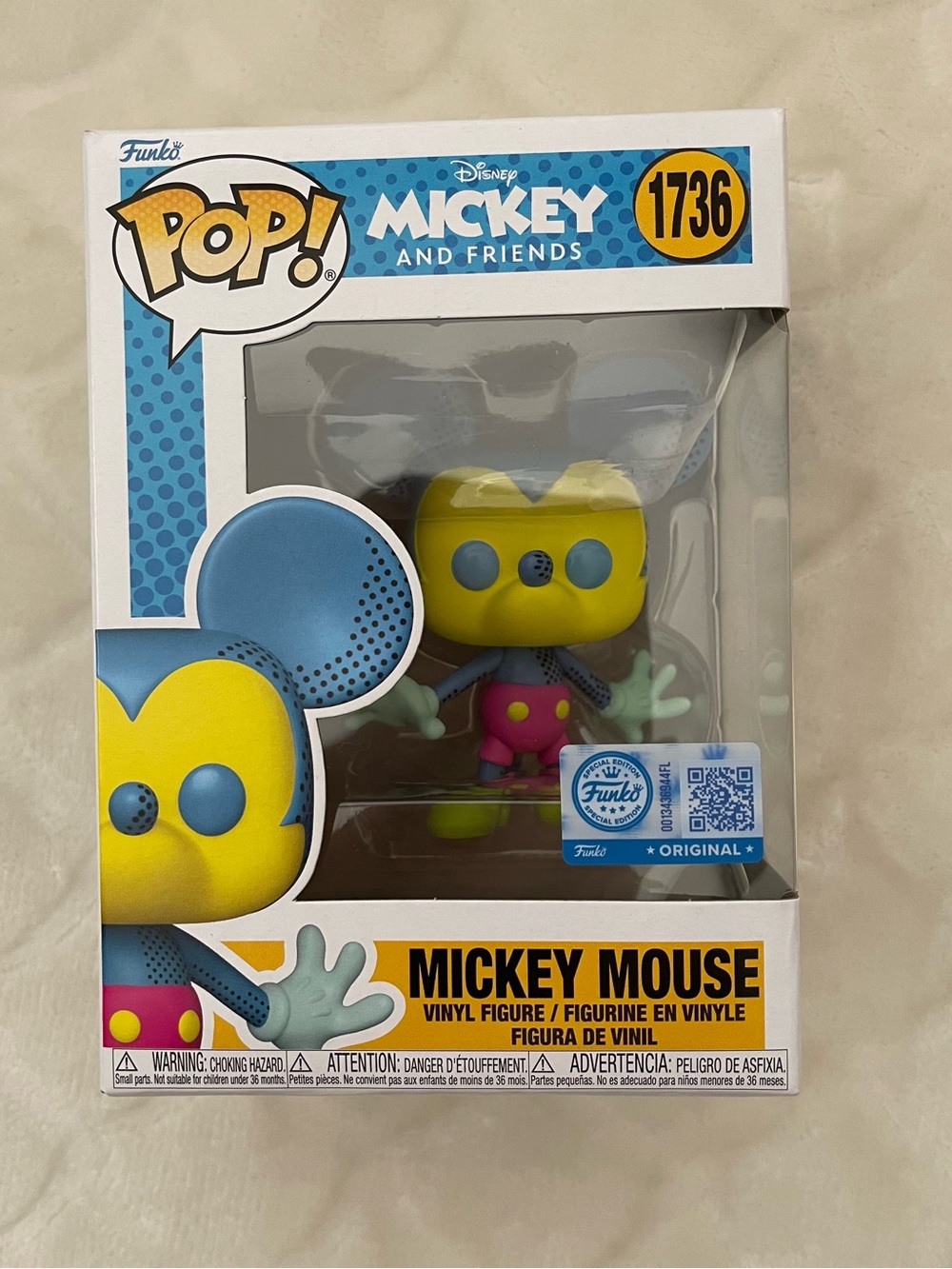 Funko Pop! Disney Mickey Mouse #1736 Special Edition Vinyl Figure